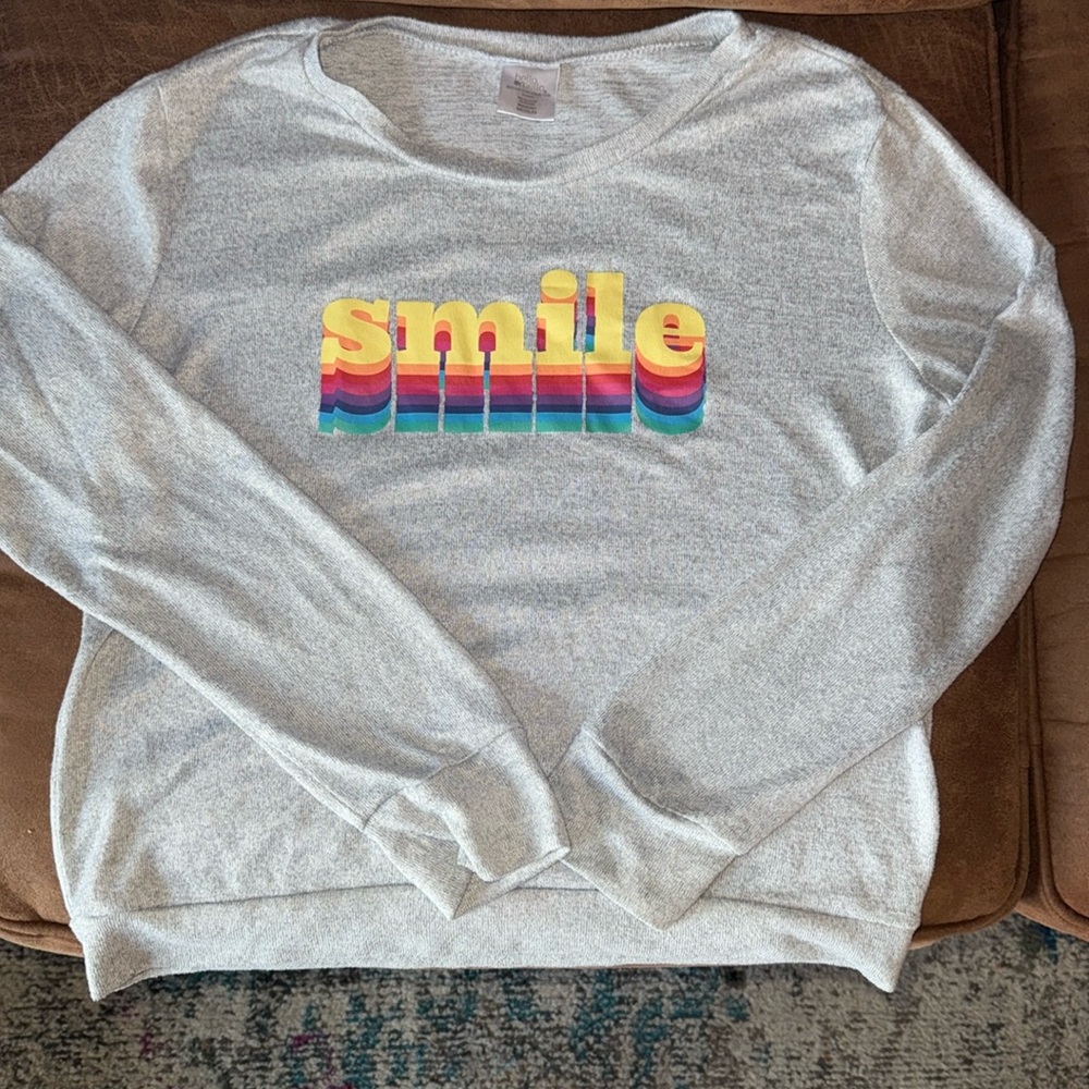 Hello Mello Best Day Ever Lounge Top, Smile